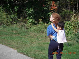 408 6nc. Norristown farm park - Betsy carrying Cecelia